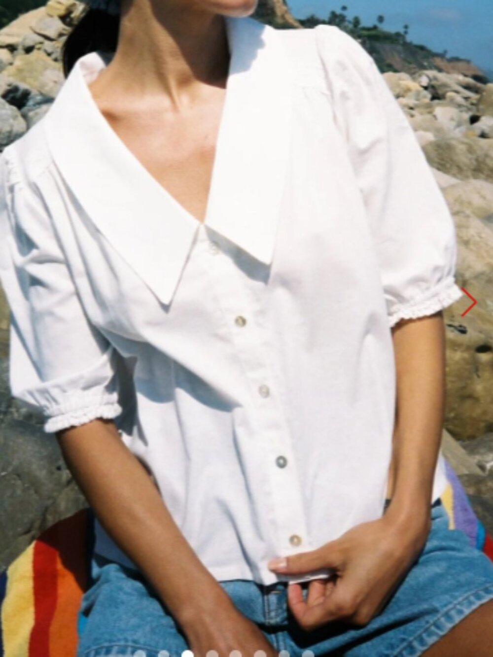 Sam Top WHITE Linen - Lisa Says Gah - Picture 4 of 6